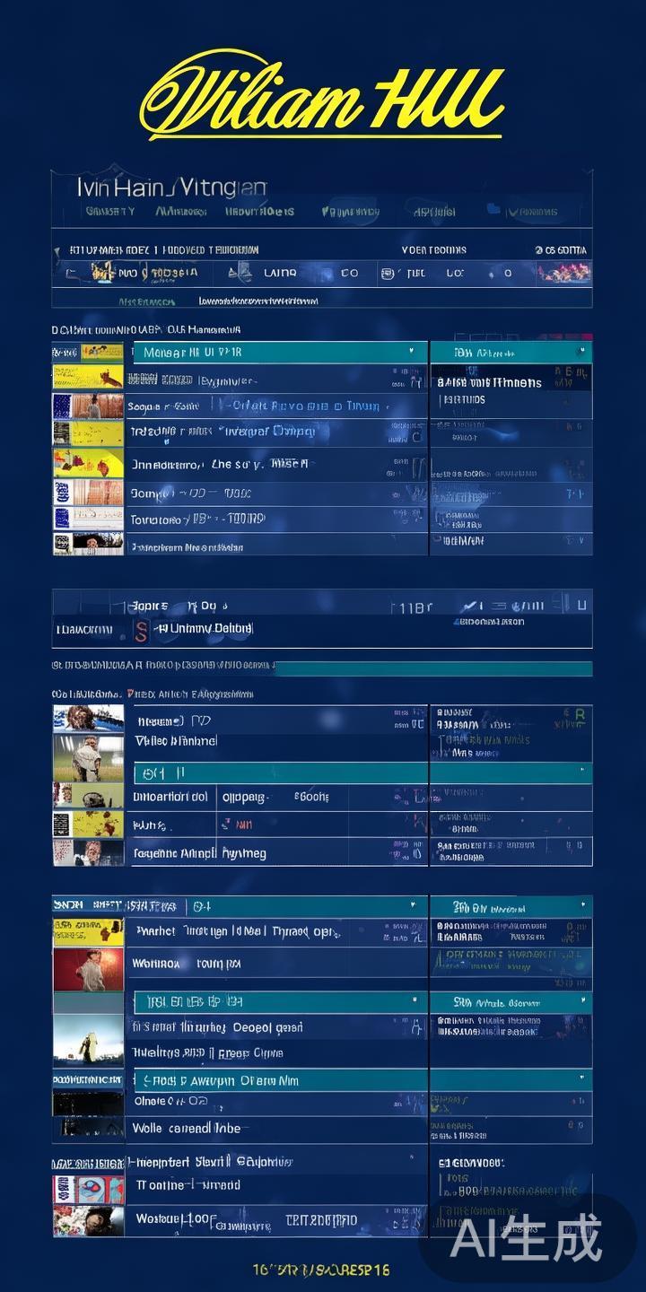 在威廉希尔的官网首页，通常会显示当前热门赛事的投注